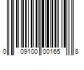 Barcode Image for UPC code 009100001658