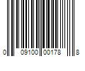 Barcode Image for UPC code 009100001788