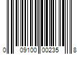 Barcode Image for UPC code 009100002358