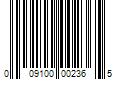 Barcode Image for UPC code 009100002365