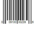 Barcode Image for UPC code 009100002396