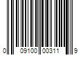 Barcode Image for UPC code 009100003119