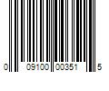 Barcode Image for UPC code 009100003515