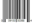 Barcode Image for UPC code 009100003584