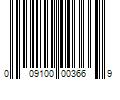 Barcode Image for UPC code 009100003669