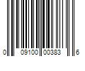 Barcode Image for UPC code 009100003836