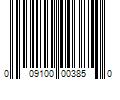 Barcode Image for UPC code 009100003850