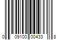 Barcode Image for UPC code 009100004338