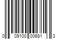 Barcode Image for UPC code 009100006813