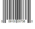 Barcode Image for UPC code 009100007360