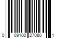 Barcode Image for UPC code 009100270801