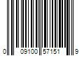 Barcode Image for UPC code 009100571519