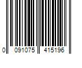 Barcode Image for UPC code 0091075415196