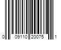 Barcode Image for UPC code 009110200751