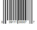 Barcode Image for UPC code 009111000077