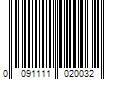 Barcode Image for UPC code 0091111020032