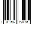 Barcode Image for UPC code 0091197270031