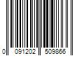 Barcode Image for UPC code 0091202509866