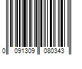 Barcode Image for UPC code 0091309080343