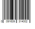 Barcode Image for UPC code 0091639314002