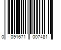 Barcode Image for UPC code 0091671007481