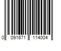 Barcode Image for UPC code 0091671114004