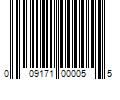 Barcode Image for UPC code 009171000055