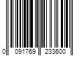 Barcode Image for UPC code 0091769233600