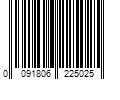 Barcode Image for UPC code 0091806225025