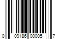 Barcode Image for UPC code 009186000057