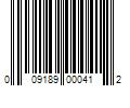 Barcode Image for UPC code 009189000412