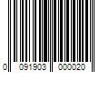 Barcode Image for UPC code 0091903000020