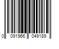 Barcode Image for UPC code 0091966049189