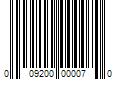 Barcode Image for UPC code 009200000070