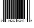 Barcode Image for UPC code 009200000179