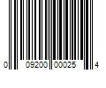 Barcode Image for UPC code 009200000254