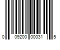 Barcode Image for UPC code 009200000315