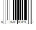 Barcode Image for UPC code 009200000537