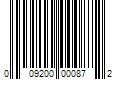 Barcode Image for UPC code 009200000872