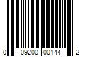 Barcode Image for UPC code 009200001442