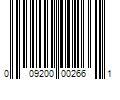 Barcode Image for UPC code 009200002661