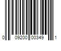 Barcode Image for UPC code 009200003491