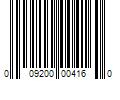 Barcode Image for UPC code 009200004160