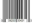 Barcode Image for UPC code 009200004313