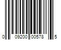 Barcode Image for UPC code 009200005785