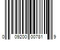 Barcode Image for UPC code 009200007819