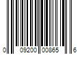 Barcode Image for UPC code 009200008656