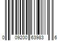 Barcode Image for UPC code 009200639836