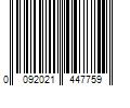 Barcode Image for UPC code 0092021447759