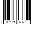 Barcode Image for UPC code 0092021686615